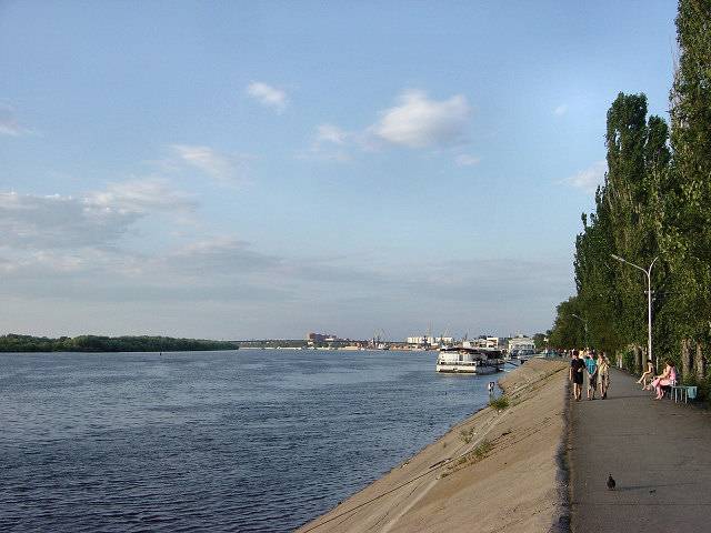 Волга в Астрахани