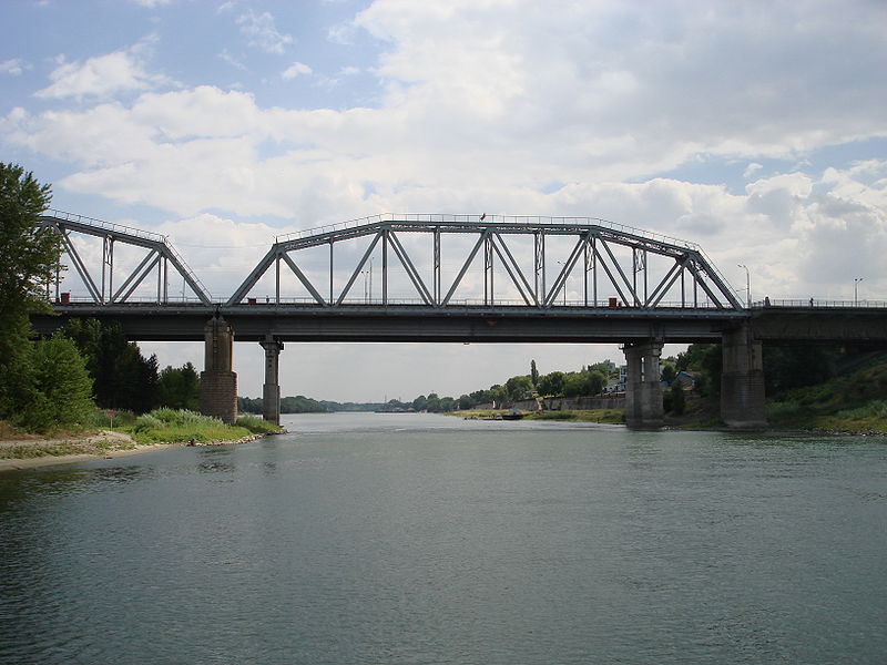 Железнодорожный мост на реке Днестр